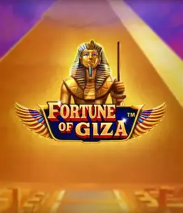 Step into the timeless world of the Fortune of Giza game by Pragmatic Play, showcasing a stunning depiction of a Pharaoh set against the iconic pyramid backdrop. This image captures the glory of Egyptian heritage, great for fans of Egyptian-themed slots, providing a captivating gaming experience.